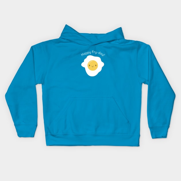 Cute and Kawaii Egg Pun T-Shirt Kids Hoodie by happinessinatee